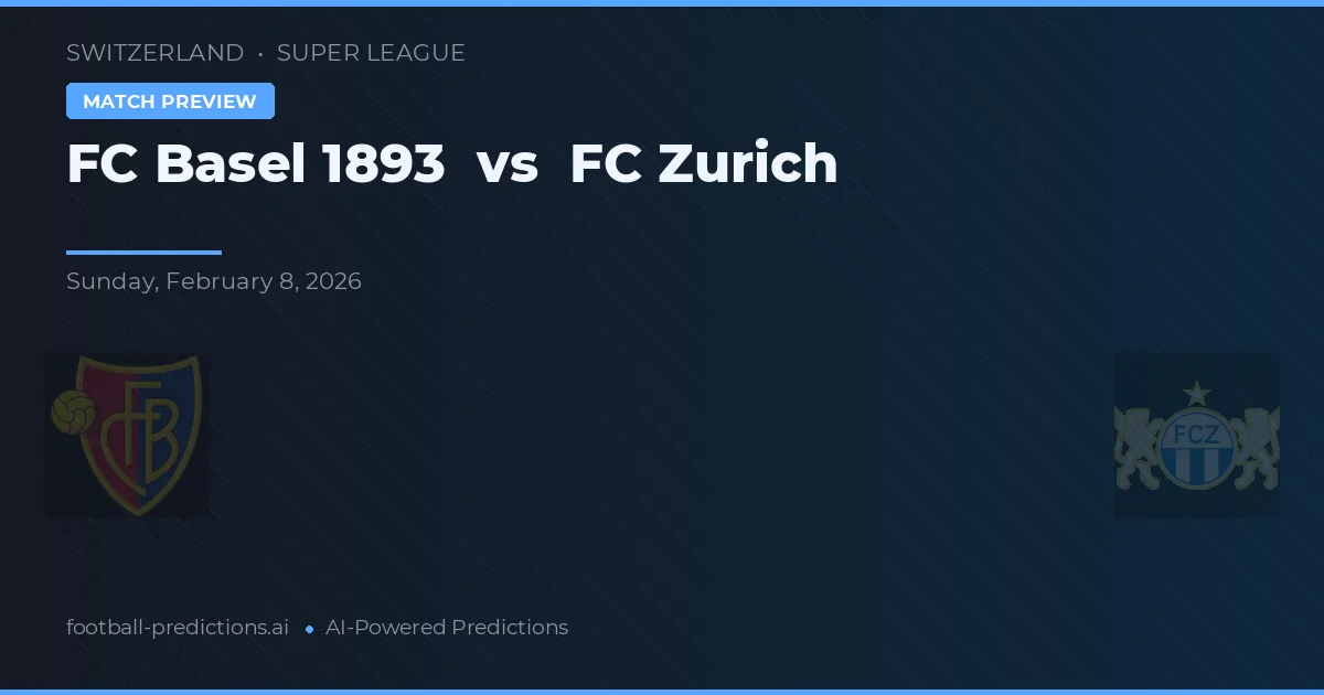 FC Basel 1893 vs FC Zurich — hula at preview ng laban