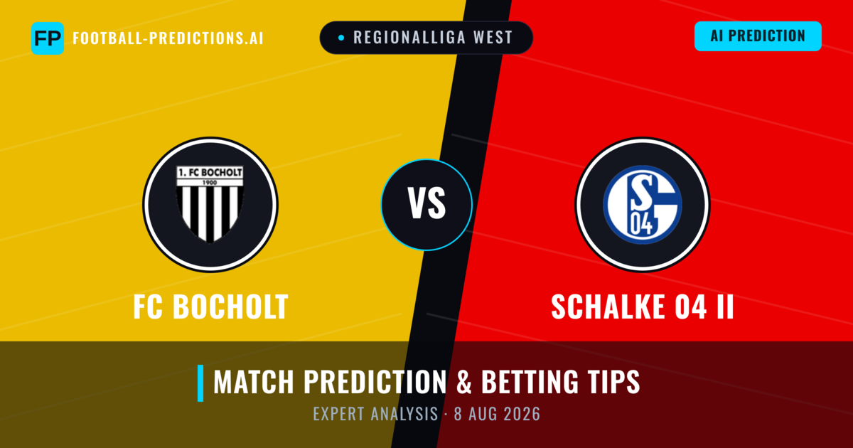 FC Bocholt vs Schalke 04 II — match prediction & preview