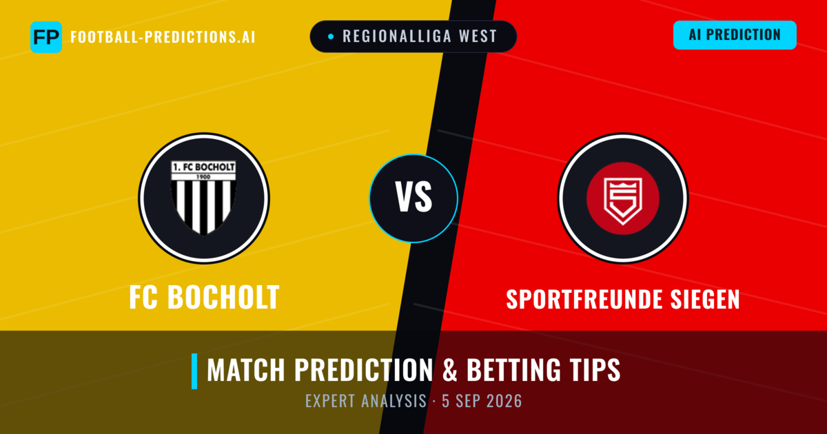FC Bocholt vs Sportfreunde Siegen — match prediction & preview