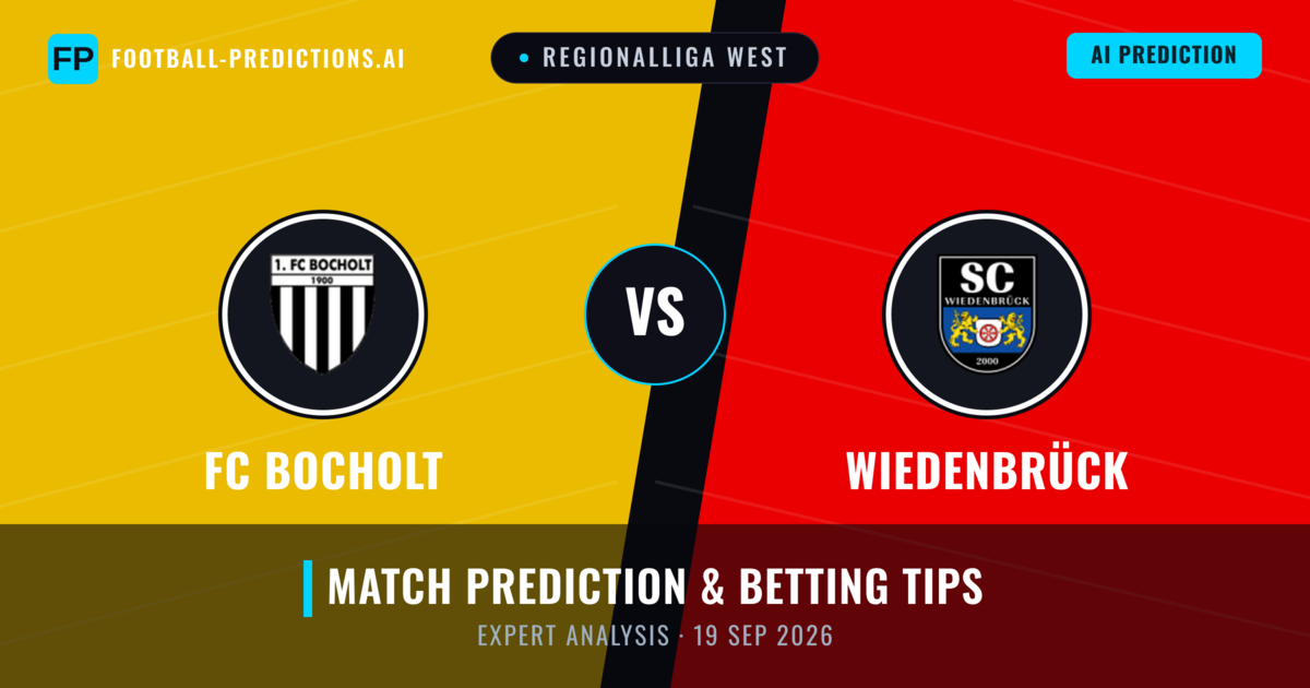 FC Bocholt vs Wiedenbrück — match prediction & preview