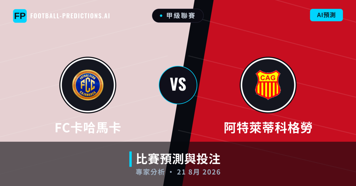 FC卡哈馬卡 vs 阿特萊蒂科格勞 — 比赛预测和前瞻