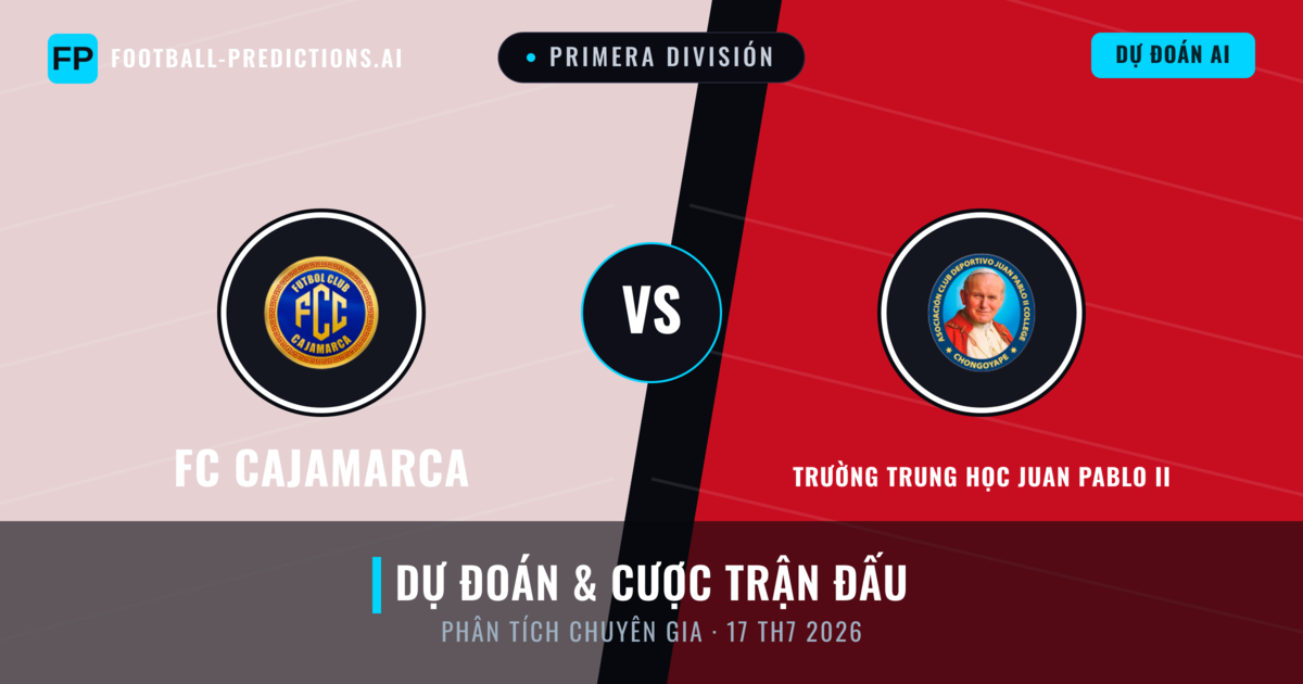 FC Cajamarca vs Trường Trung học Juan Pablo II — dự đoán và xem trước trận đấu