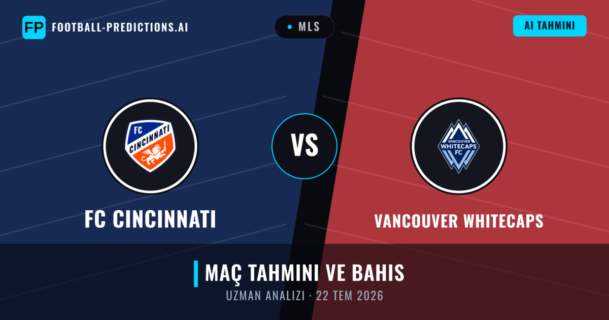 FC Cincinnati - Vancouver Whitecaps — maç tahmini ve önizleme