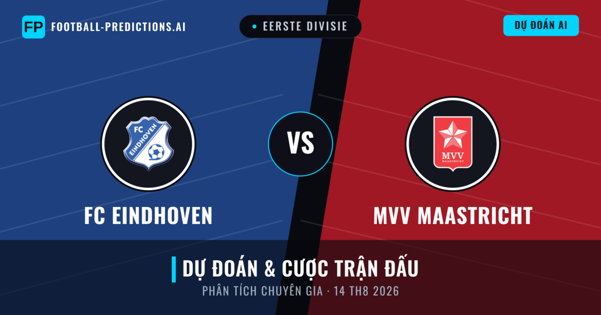 FC Eindhoven vs MVV Maastricht — dự đoán và xem trước trận đấu
