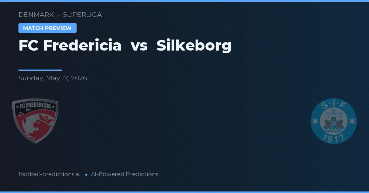 FC Fredericia vs Silkeborg — prediksi dan pratinjau pertandingan