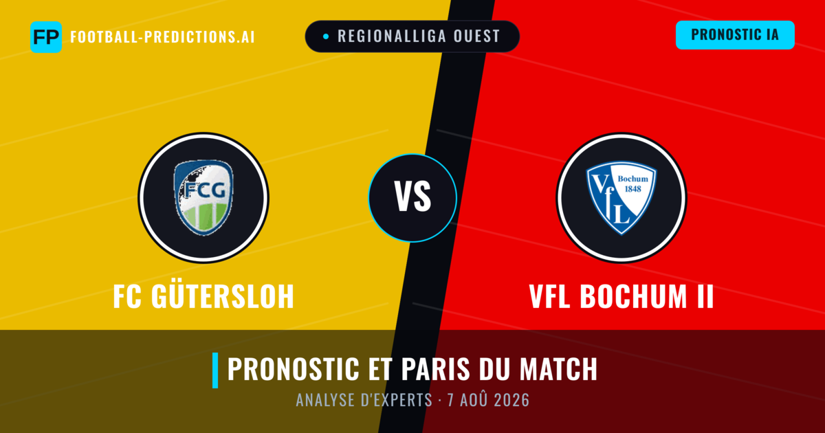 FC Gütersloh vs VfL Bochum II — pronostic et avant-match