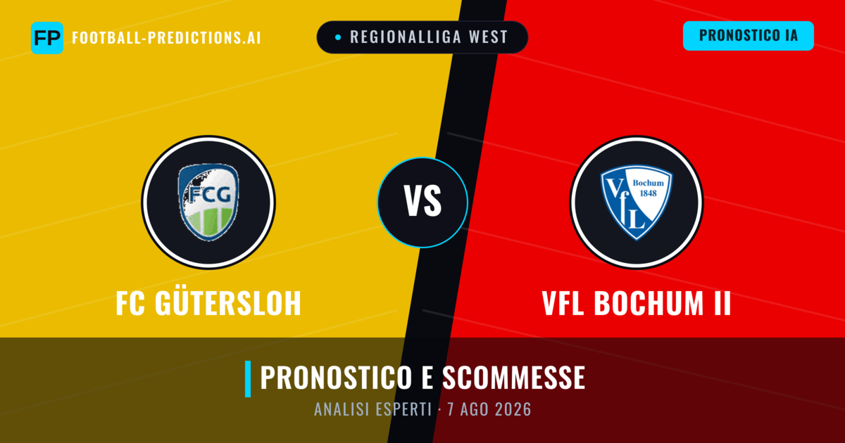 FC Gütersloh vs VfL Bochum II — pronostico e anteprima del match