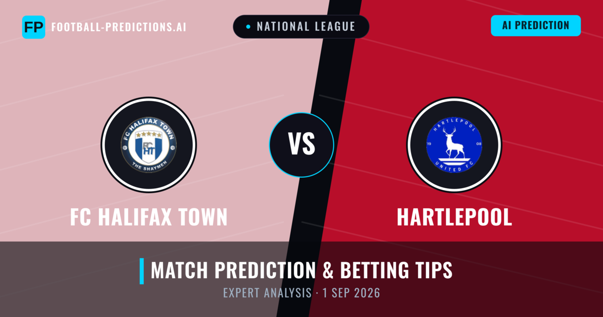 FC Halifax Town vs Hartlepool — match prediction & preview