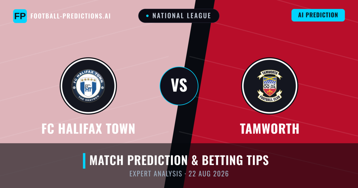 FC Halifax Town vs Tamworth — match prediction & preview