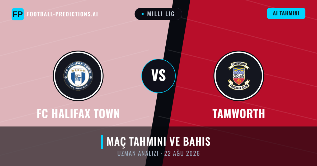 FC Halifax Town - Tamworth — maç tahmini ve önizleme