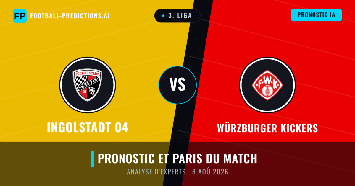 Ingolstadt 04 vs Würzburger Kickers — pronostic et avant-match