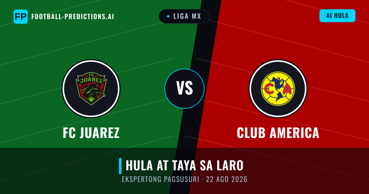 FC Juarez vs Club America — hula at preview ng laban
