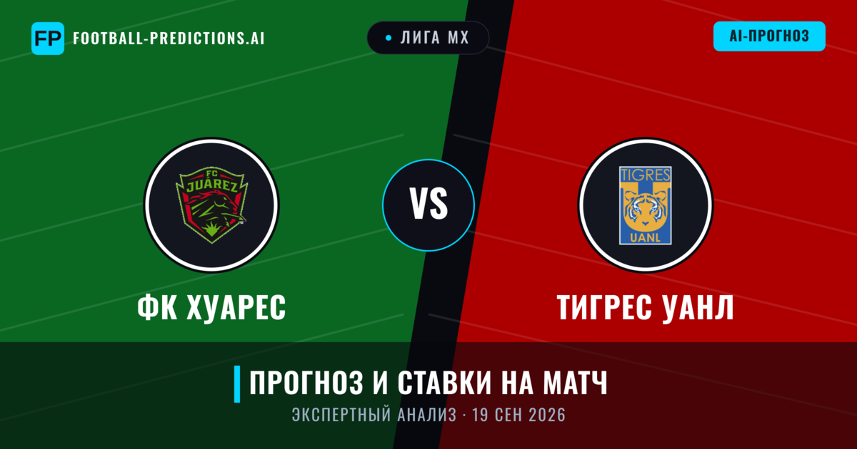 ФК Хуарес – Тигрес УАНЛ — прогноз и превью матча