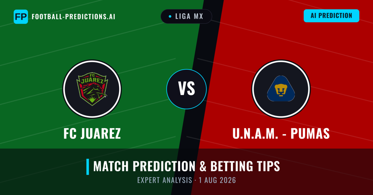 FC Juarez vs U.N.A.M. - Pumas — match prediction & preview