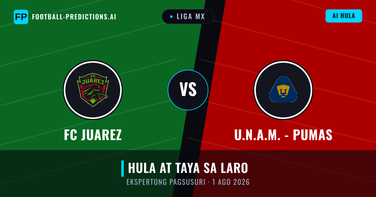 FC Juarez vs U.N.A.M. - Pumas — hula at preview ng laban