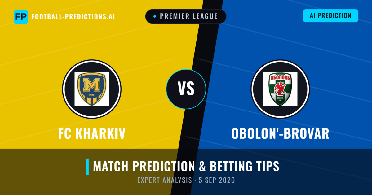 FC Kharkiv vs Obolon'-Brovar — match prediction & preview