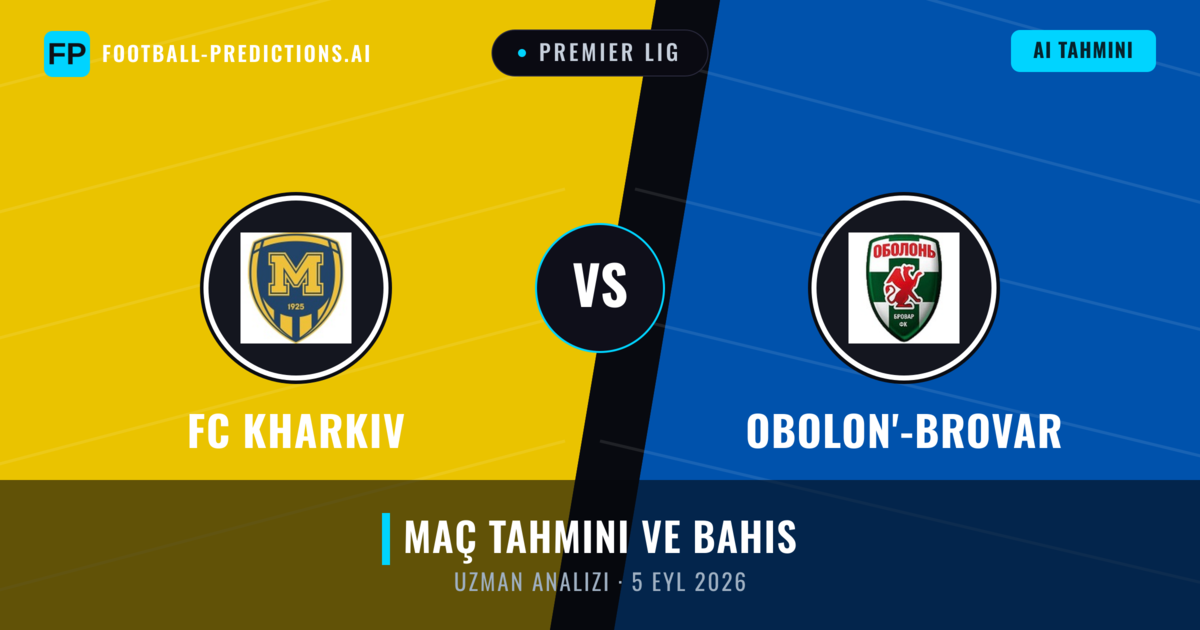 FC Kharkiv - Obolon'-Brovar — maç tahmini ve önizleme