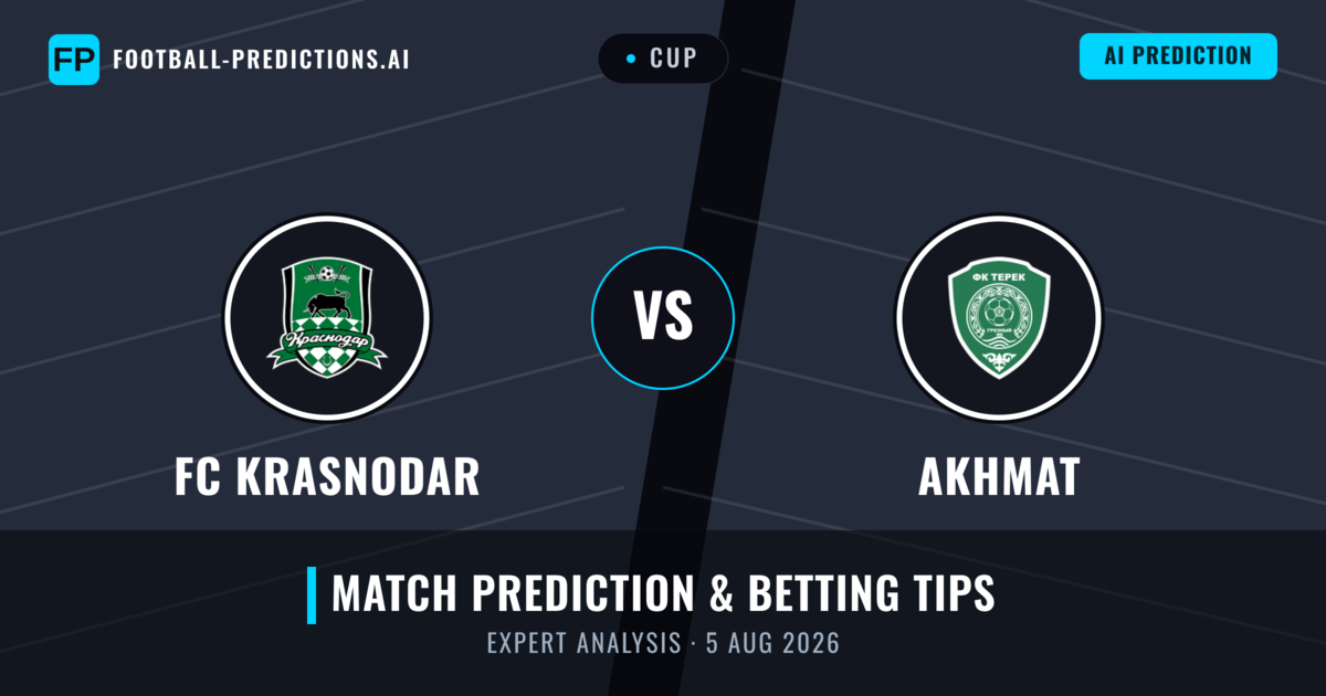 FC Krasnodar vs Akhmat — match prediction & preview