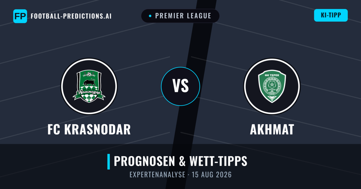 FC Krasnodar vs Akhmat — Prognose und Spielvorschau