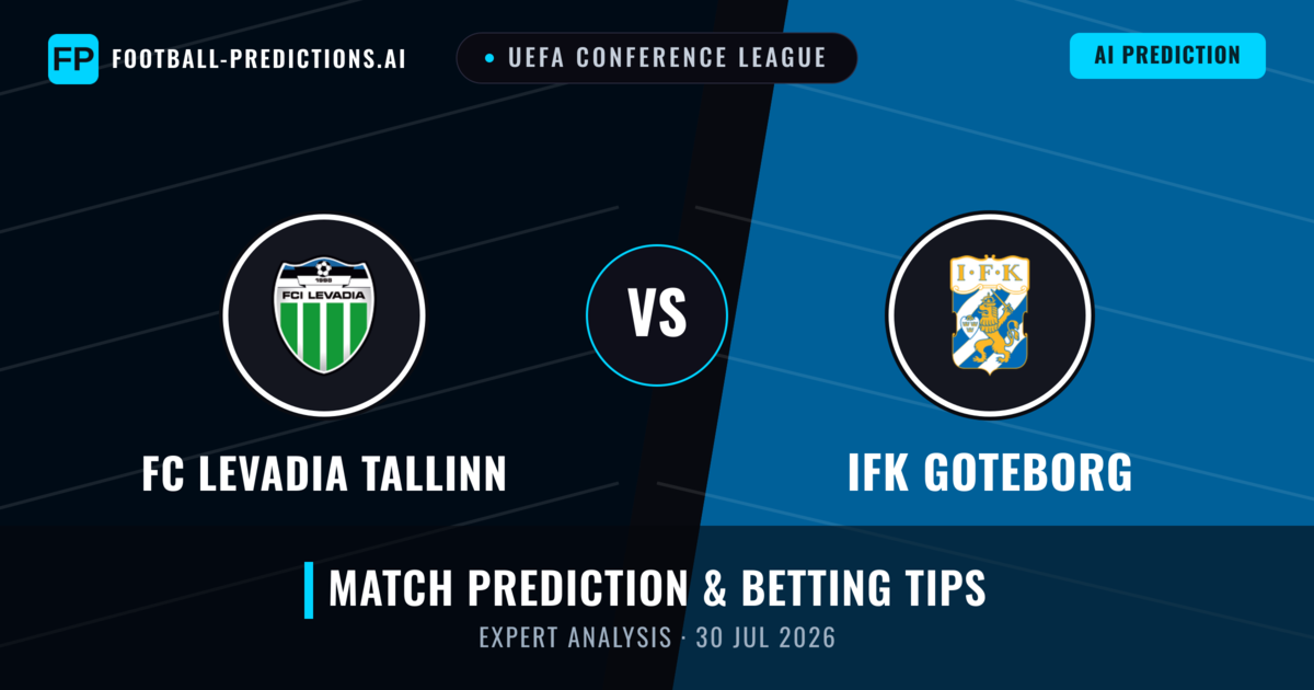 FC Levadia Tallinn vs IFK Goteborg — match prediction & preview