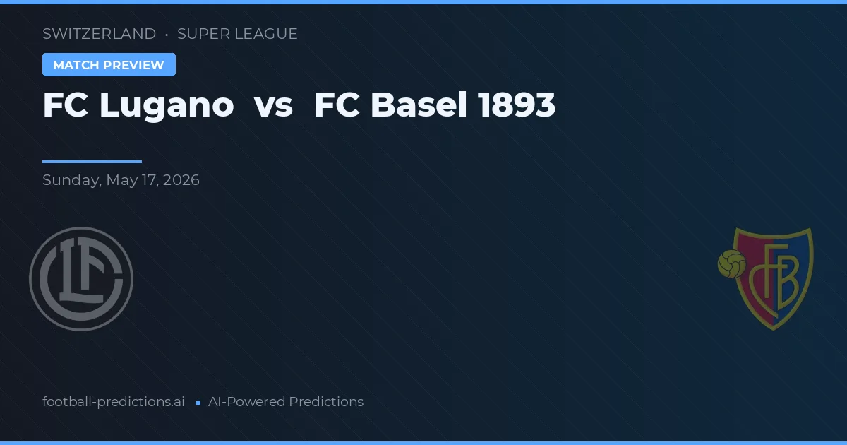 FC Lugano vs F.C. Basel — dự đoán và xem trước trận đấu