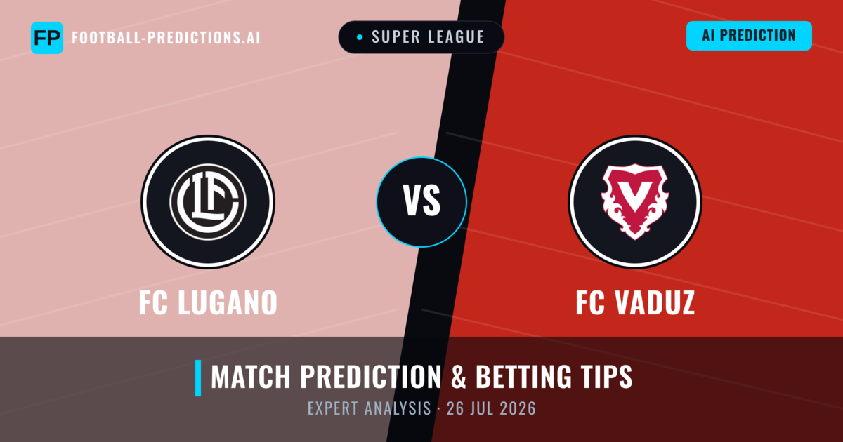 FC Lugano vs FC Vaduz — match prediction & preview