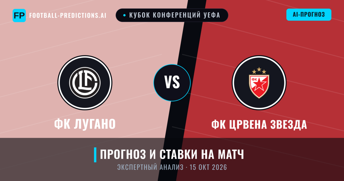 ФК Лугано – ФК Црвена Звезда — прогноз и превью матча