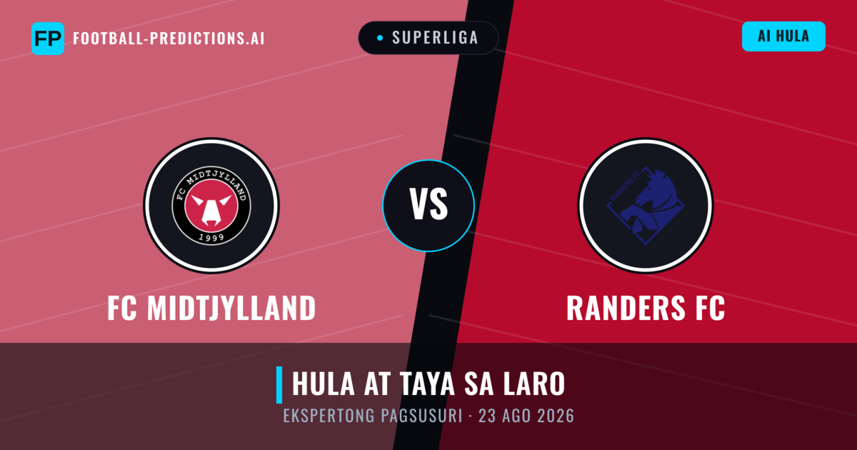 FC Midtjylland vs Randers FC — hula at preview ng laban
