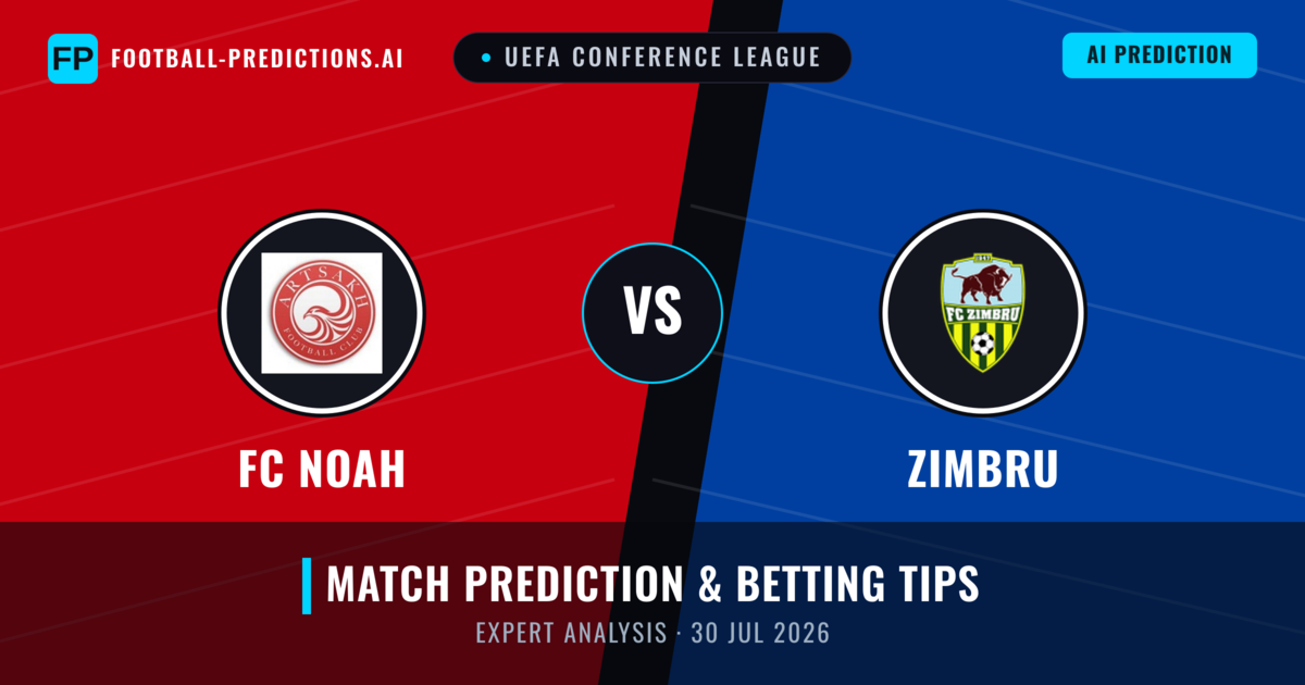 FC Noah vs Zimbru — match prediction & preview