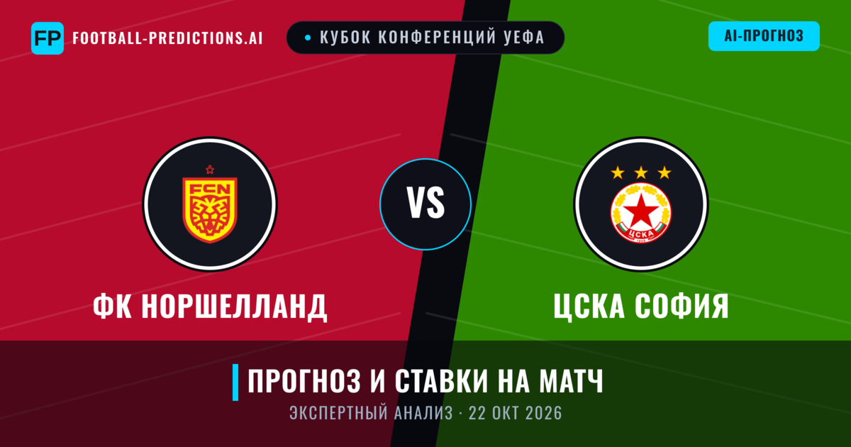 ФК Норшелланд – ЦСКА София — прогноз и превью матча
