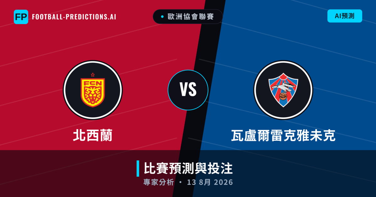 北西蘭 vs 瓦盧爾雷克雅未克 — 比赛预测和前瞻
