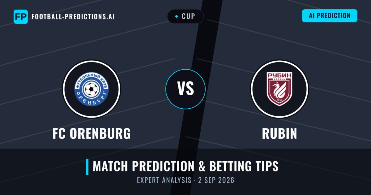 FC Orenburg vs Rubin — match prediction & preview