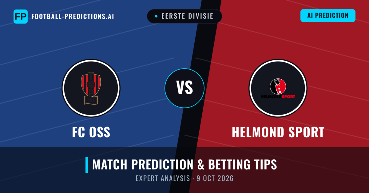 FC OSS vs Helmond Sport — match prediction & preview