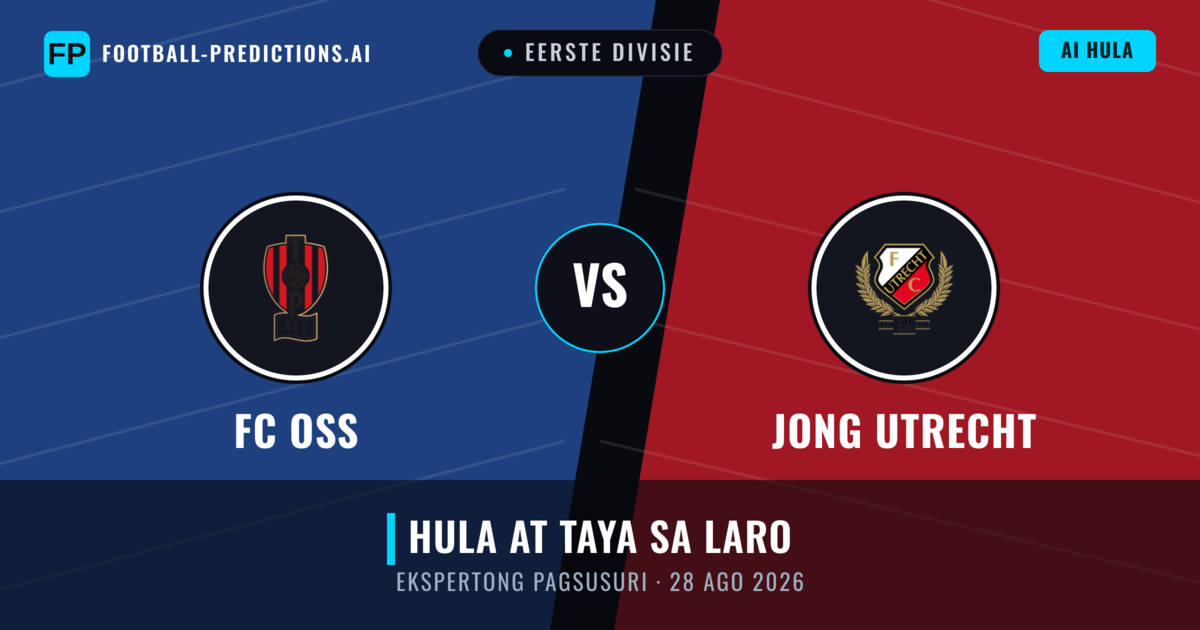FC OSS vs Jong Utrecht — hula at preview ng laban