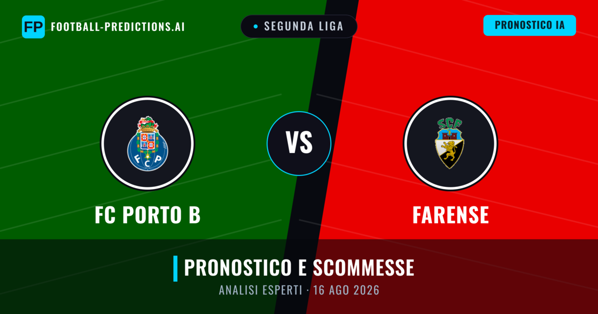 FC Porto B vs Farense — pronostico e anteprima del match