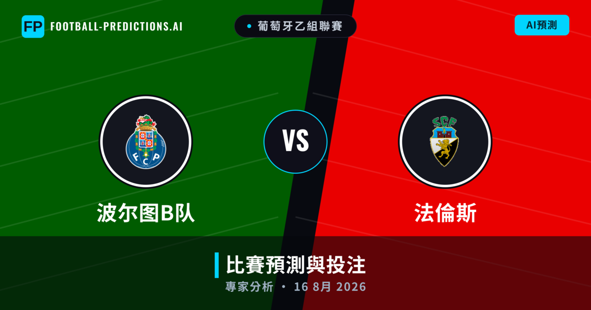 波尔图B队 vs 法倫斯 — 比赛预测和前瞻