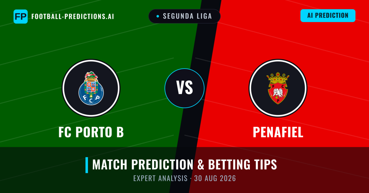 FC Porto B vs Penafiel — match prediction & preview