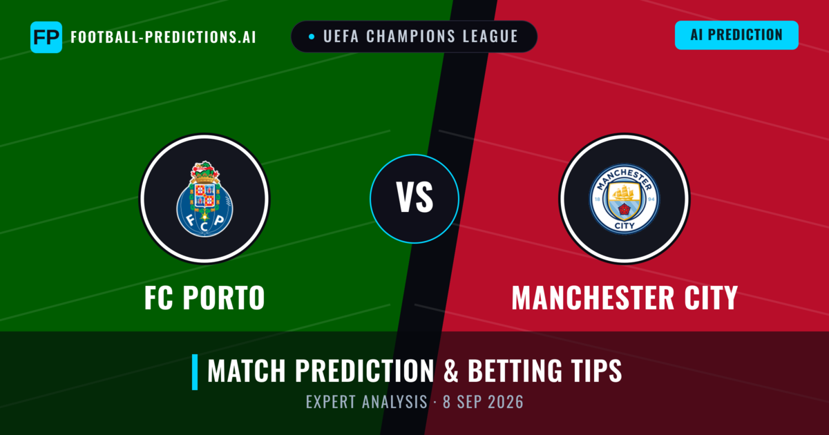 FC Porto vs Manchester City — match prediction & preview