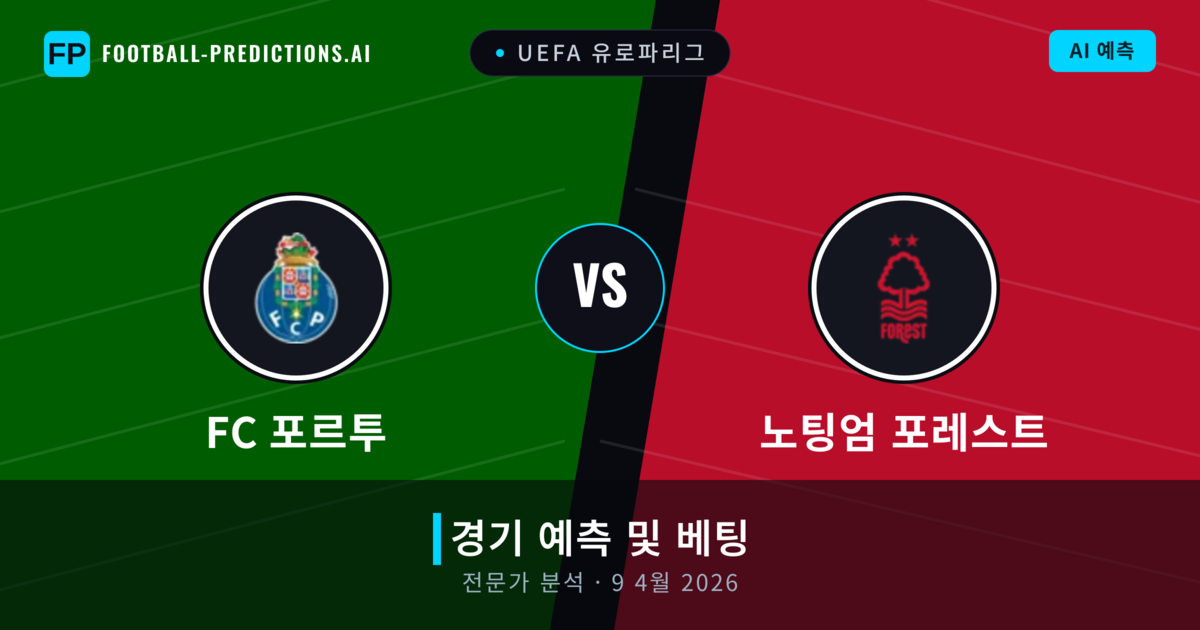 FC 포르투 대 노팅엄 포레스트 — 경기 예측 및 프리뷰