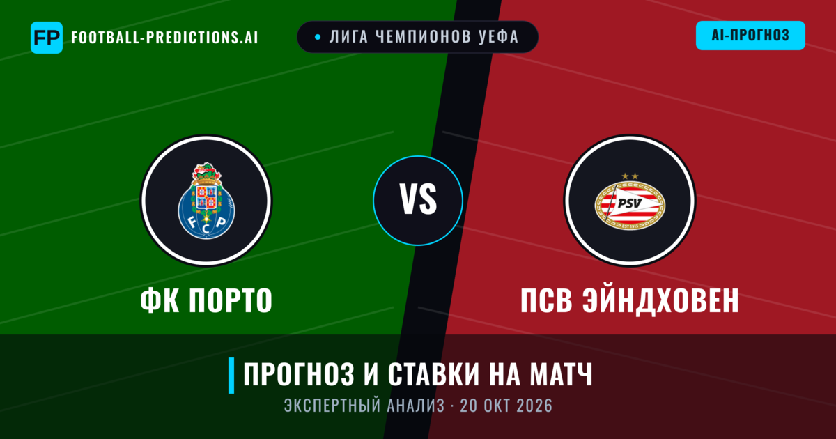 ФК Порто – ПСВ Эйндховен — прогноз и превью матча