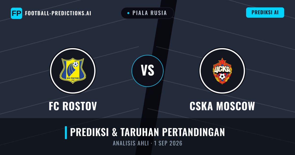 FC Rostov vs CSKA Moskwa — prediksi dan pratinjau pertandingan
