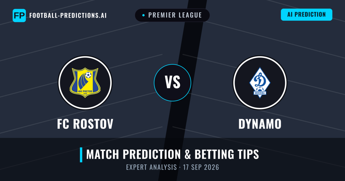 FC Rostov vs Dynamo — match prediction & preview