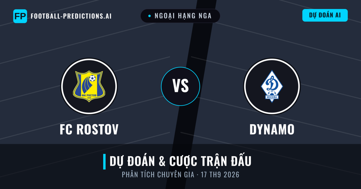 FC Rostov vs Dynamo — dự đoán và xem trước trận đấu