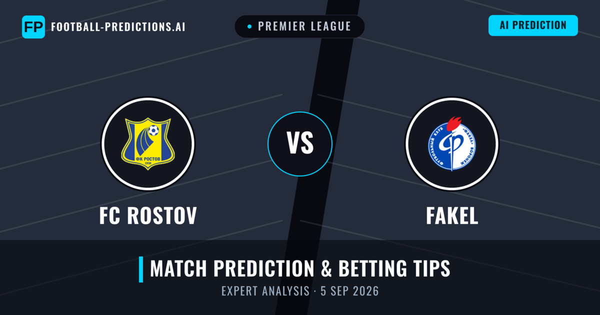 FC Rostov vs Fakel — match prediction & preview