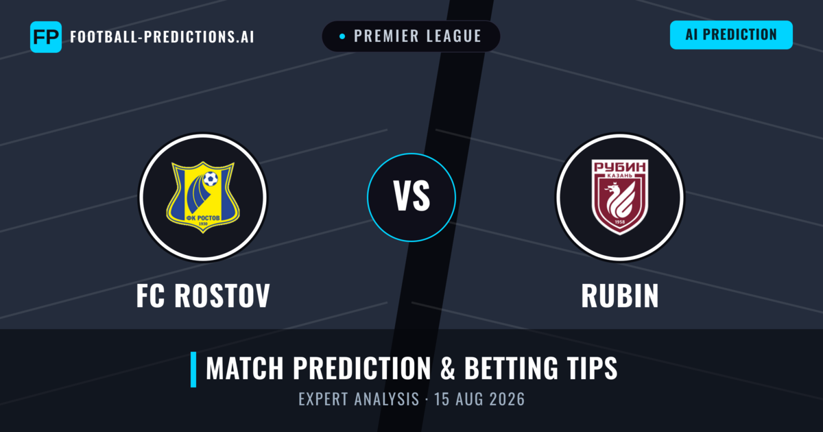 FC Rostov vs Rubin — match prediction & preview