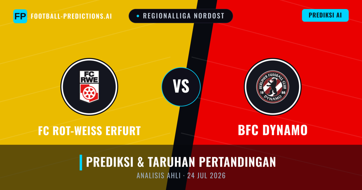 FC Rot-Weiß Erfurt vs BFC Dynamo — prediksi dan pratinjau pertandingan