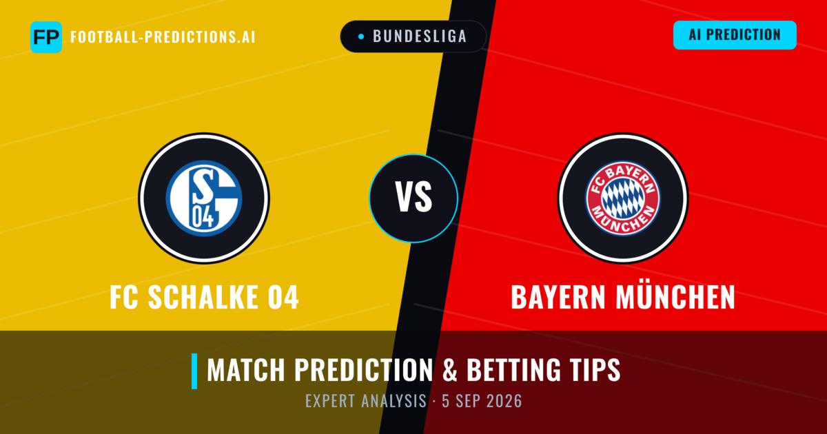 FC Schalke 04 vs Bayern München — match prediction & preview