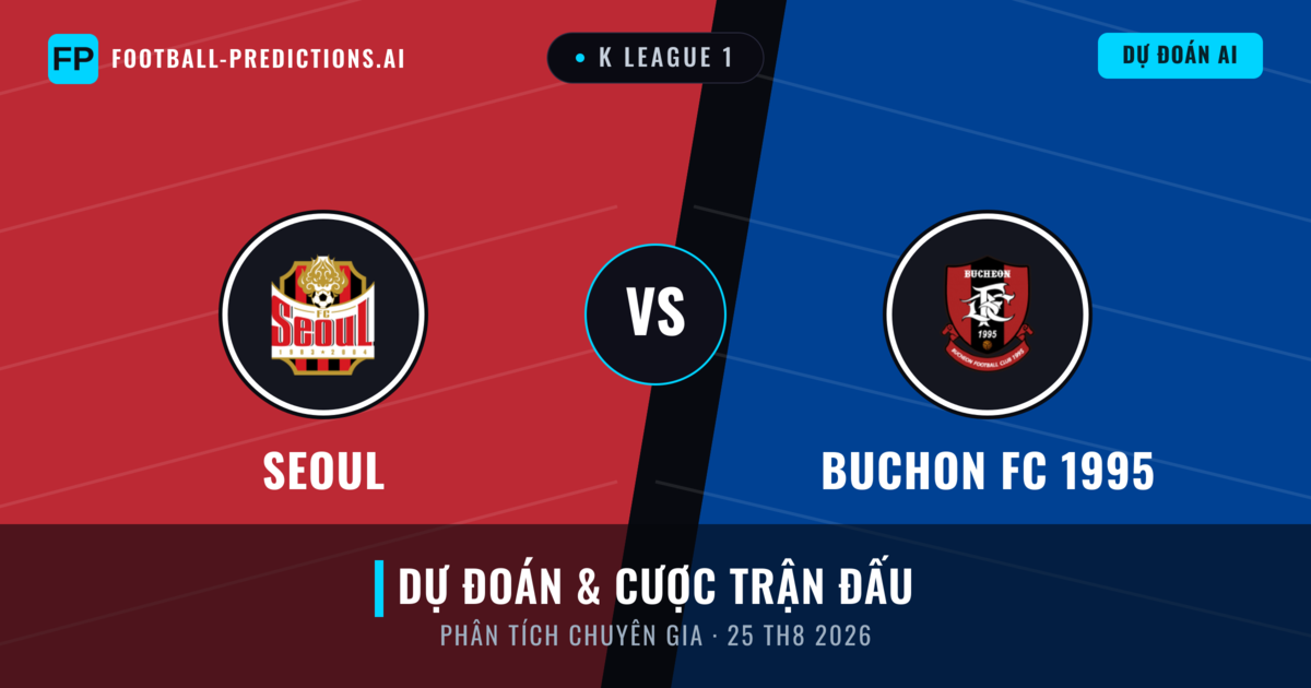 Seoul vs Buchon FC 1995 — dự đoán và xem trước trận đấu