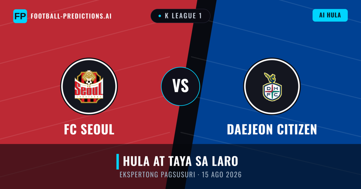 FC Seoul vs Daejeon Citizen — hula at preview ng laban