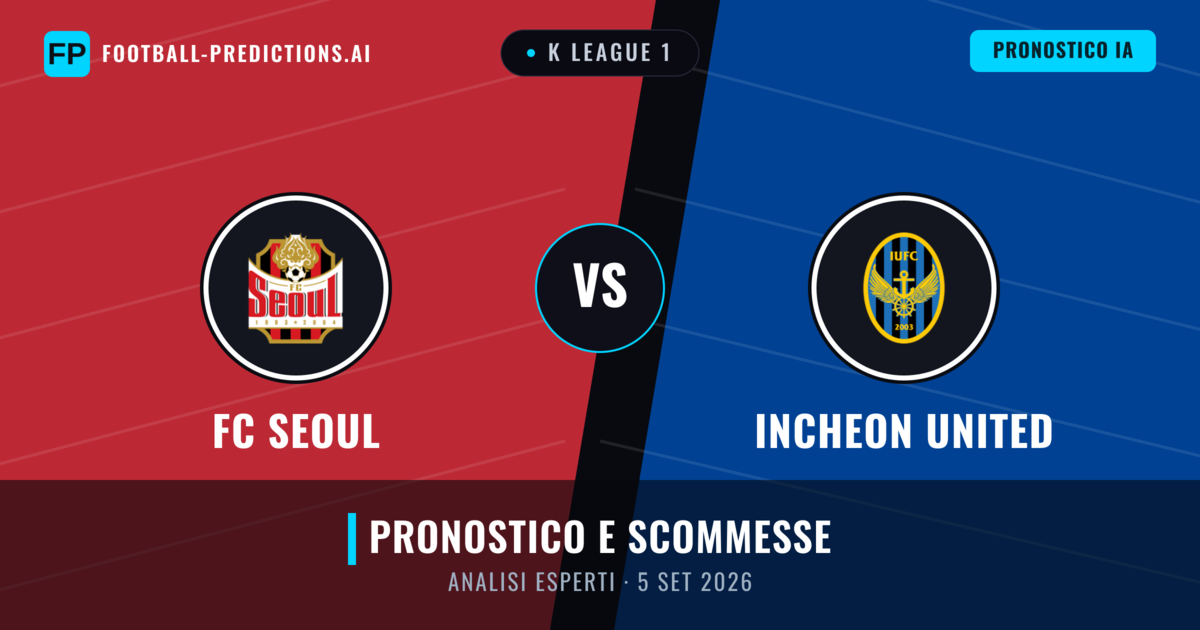 FC Seoul vs Incheon United — pronostico e anteprima del match